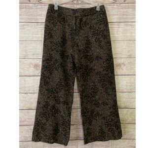David Brooks Straight Wide Leg Ankle Pants Size 6 Office Wear Preppy Casual